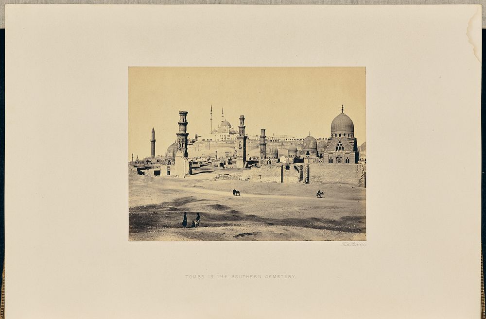 Tombs in the Southern Cemetery by Francis Frith