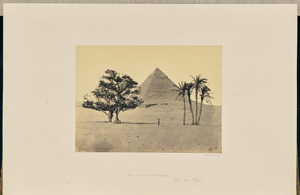 The Second Pyramid, From the Plain by Francis Frith