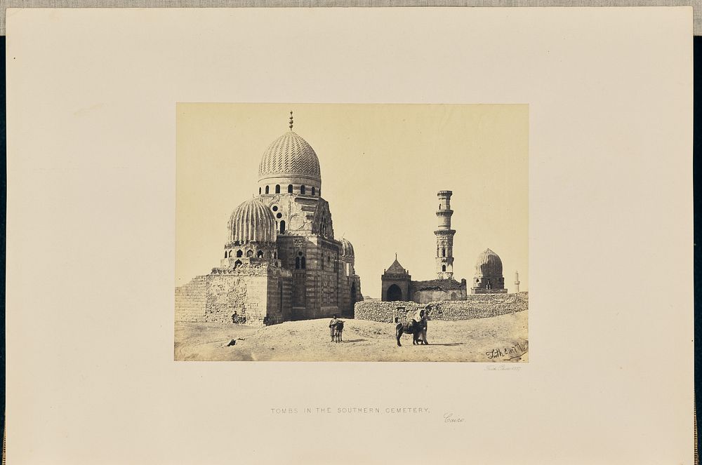 Tombs in the Southern Cemetery, Cairo by Francis Frith