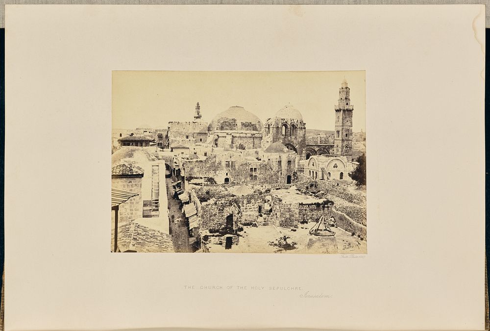 The Church of the Holy Sepulchre, Jerusalem by Francis Frith