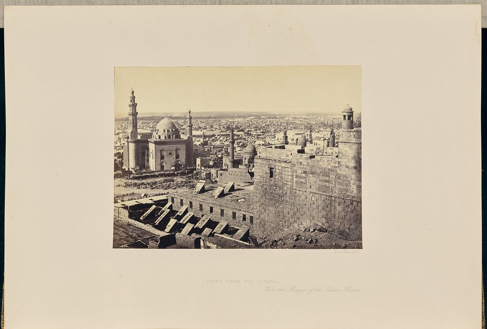 Cairo from the Citadel, With the Mosque of the Sultan Hasan by Francis Frith