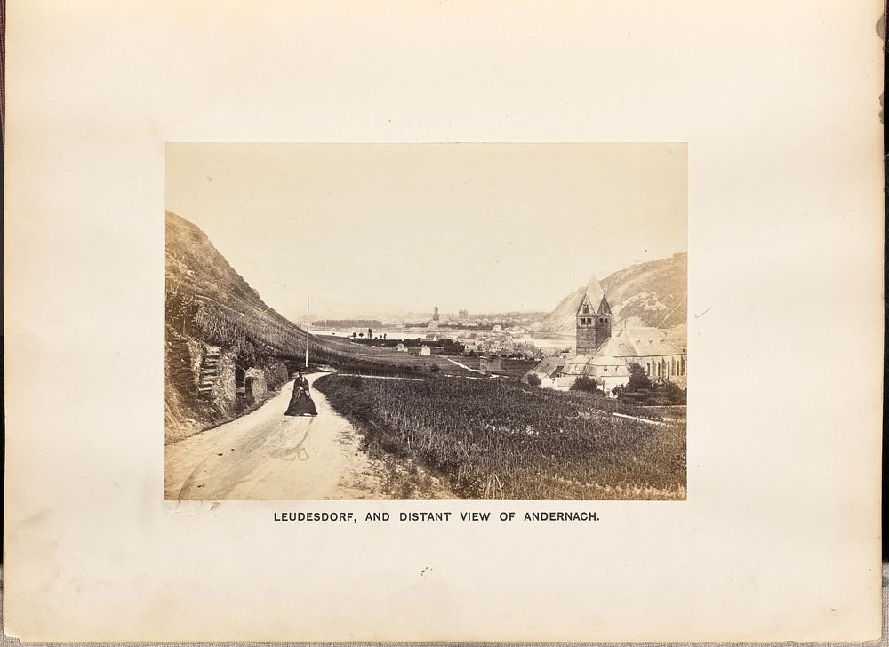 Leudesdorf, and Distant View of Andernach by Francis Frith
