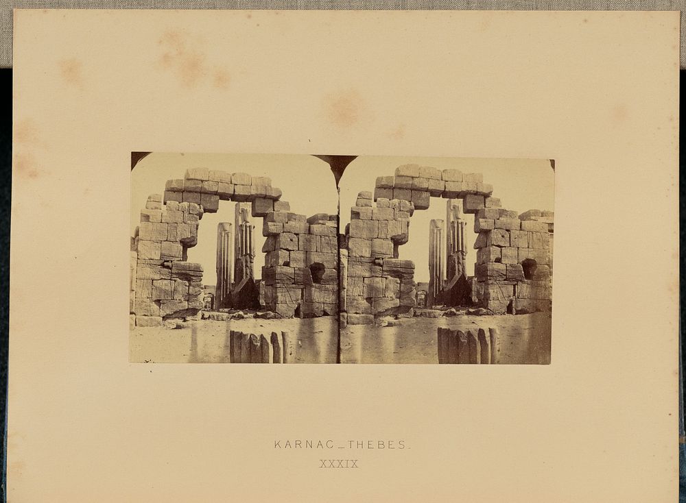 Karnac, Thebes by Francis Frith