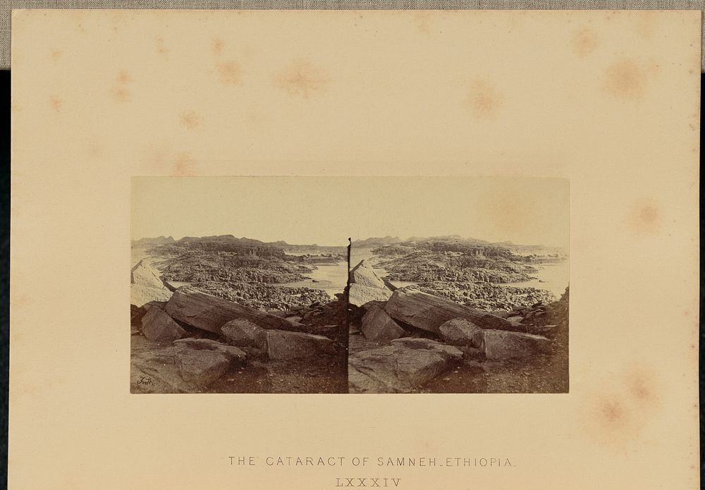 The Cataract of Samneh, Ethiopia by Francis Frith