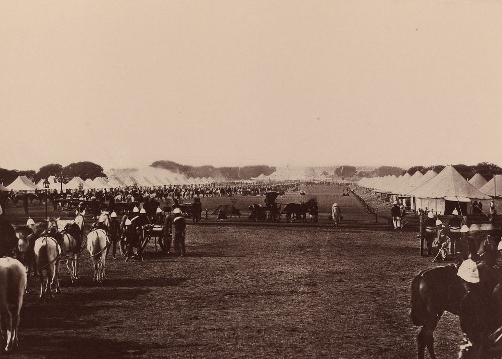 H.E. The Viceroy's Camp by Bourne and Shepherd