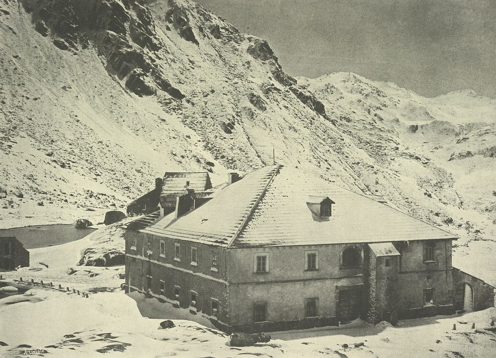 La Douane and l'Hospice du Saint Gotthard, le 20 Juin 1863 by Aimé Civiale and Jean Dominique Gustave Arosa