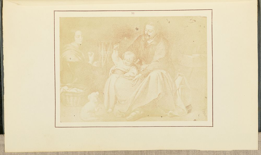 Holy Family, Known as that of the Little Bird by Nicolaas Henneman