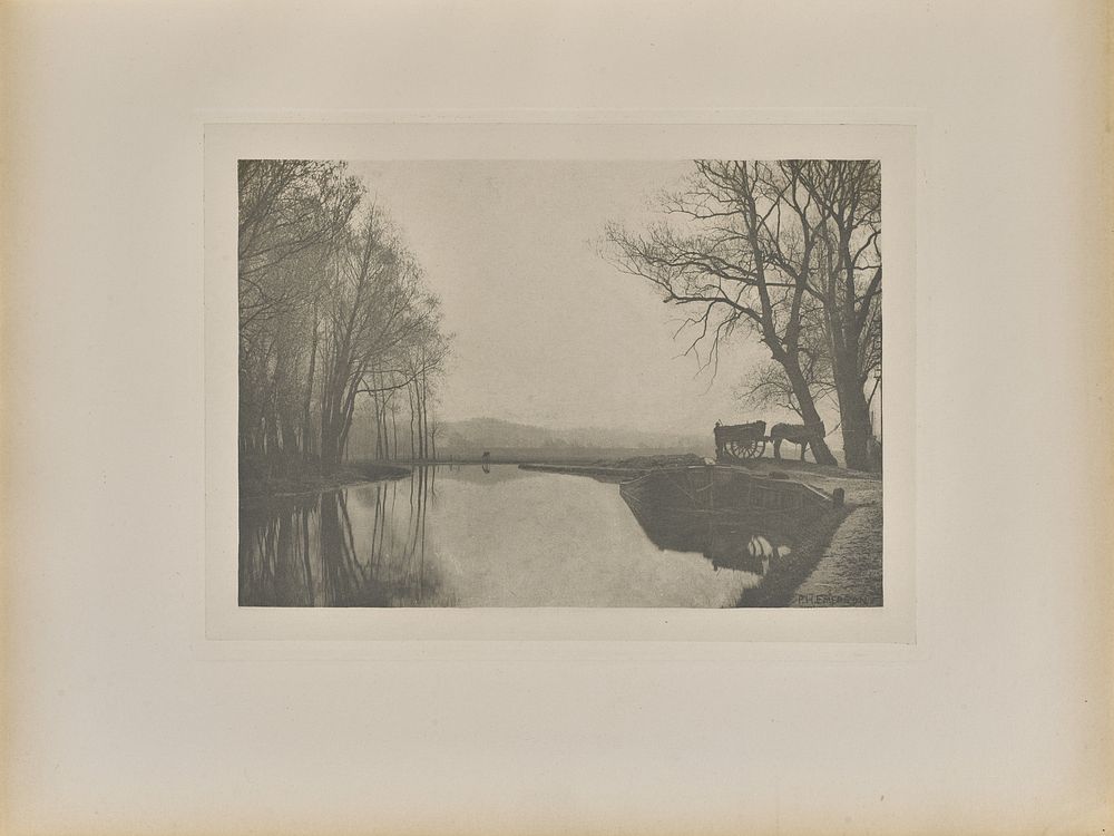 The Lea, Near Hoddesdon by Peter Henry Emerson