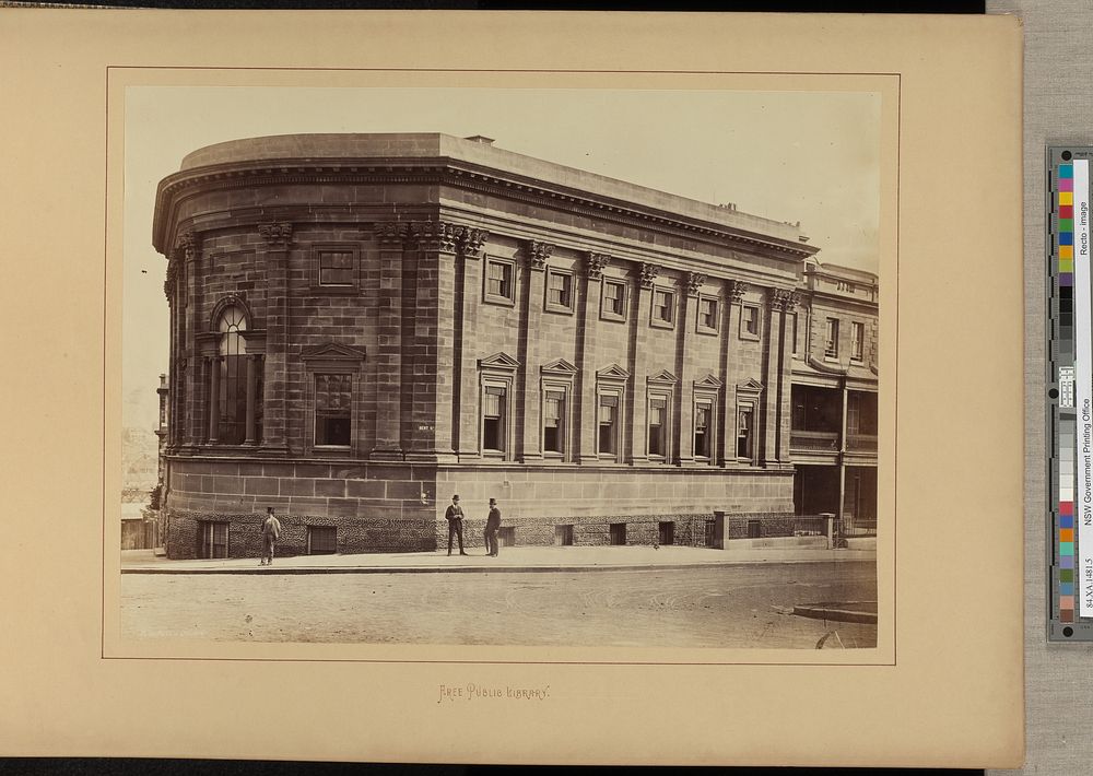 Free Public Library by New South Wales Government Printing Office