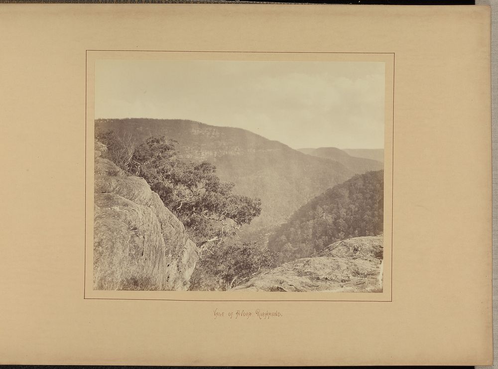Vale of Avoca. Richmond by New South Wales Government Printing Office