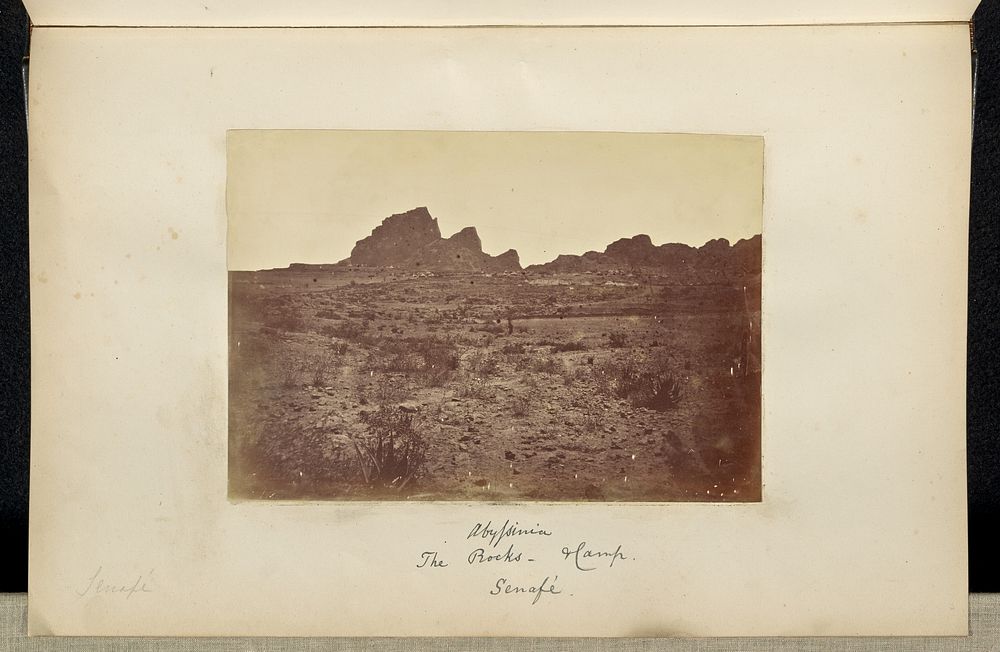 Abyssinia. The Rocks and Camp. Senafe. by Ronald Ruthven Leslie Melville