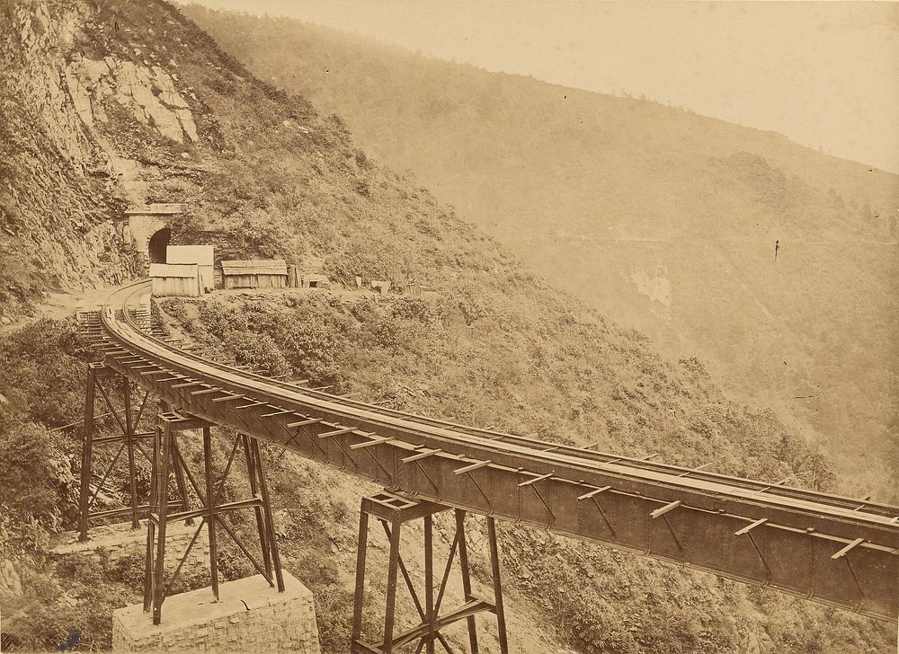 Vistas Mexicanas. Wimer Viaduct, Nacional Railroad by Abel Briquet