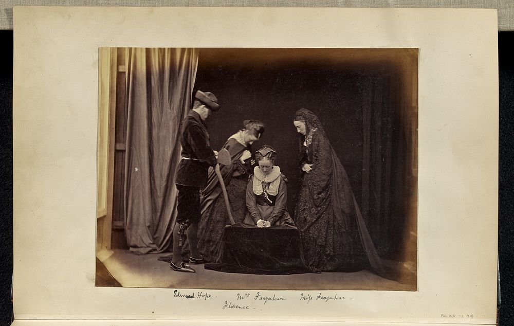 Edward Hope, Mrs. Farquhar, Miss Farquhar, Florence by Ronald Ruthven Leslie Melville