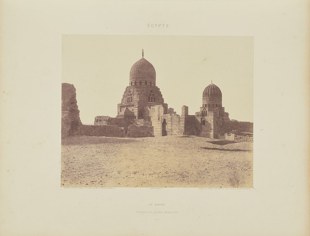 Le Kaire. Tombeaux des Sultans Mamelouks by Félix Teynard