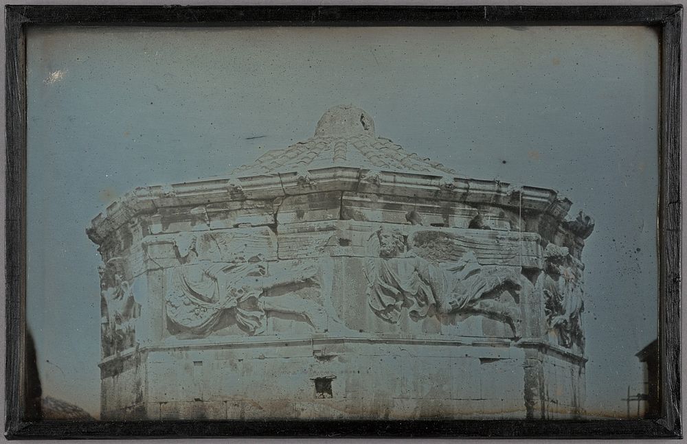 Frieze on the Tower of the Winds, Athens by Joseph Philibert Girault de Prangey
