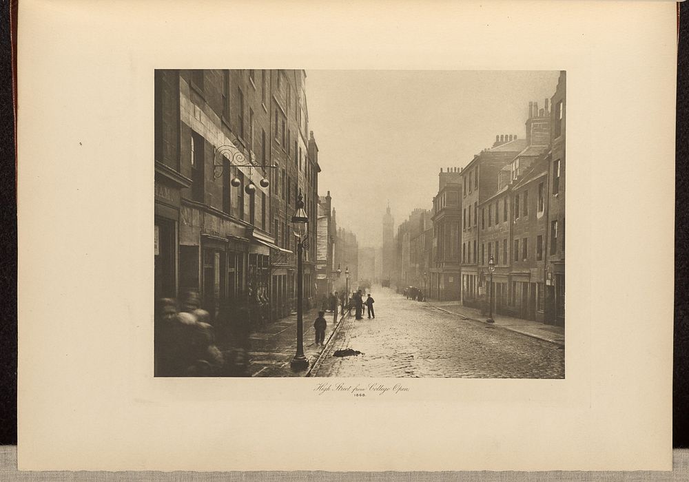 High Street from College Open by Thomas Annan