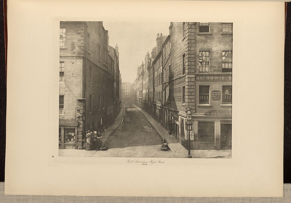 Bell Street from High Street by Thomas Annan