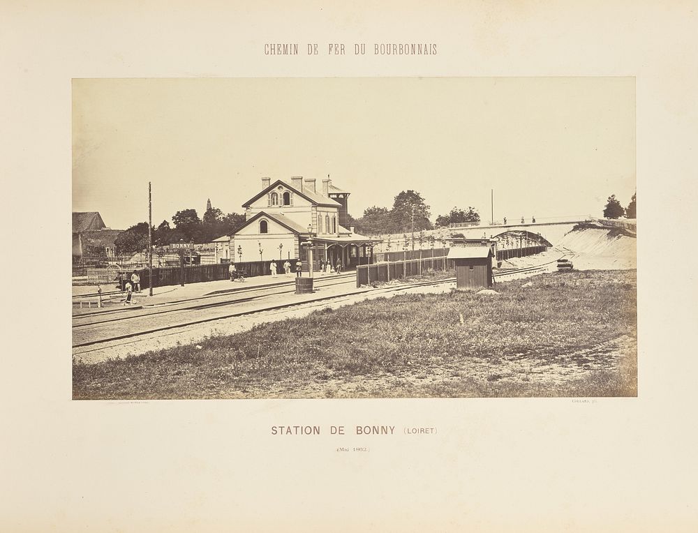 Station de Bonny (Loiret) by Auguste Hippolyte Collard