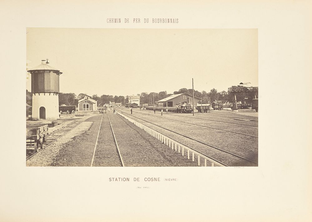 Station de Cosne (Nièvre) by Auguste Hippolyte Collard