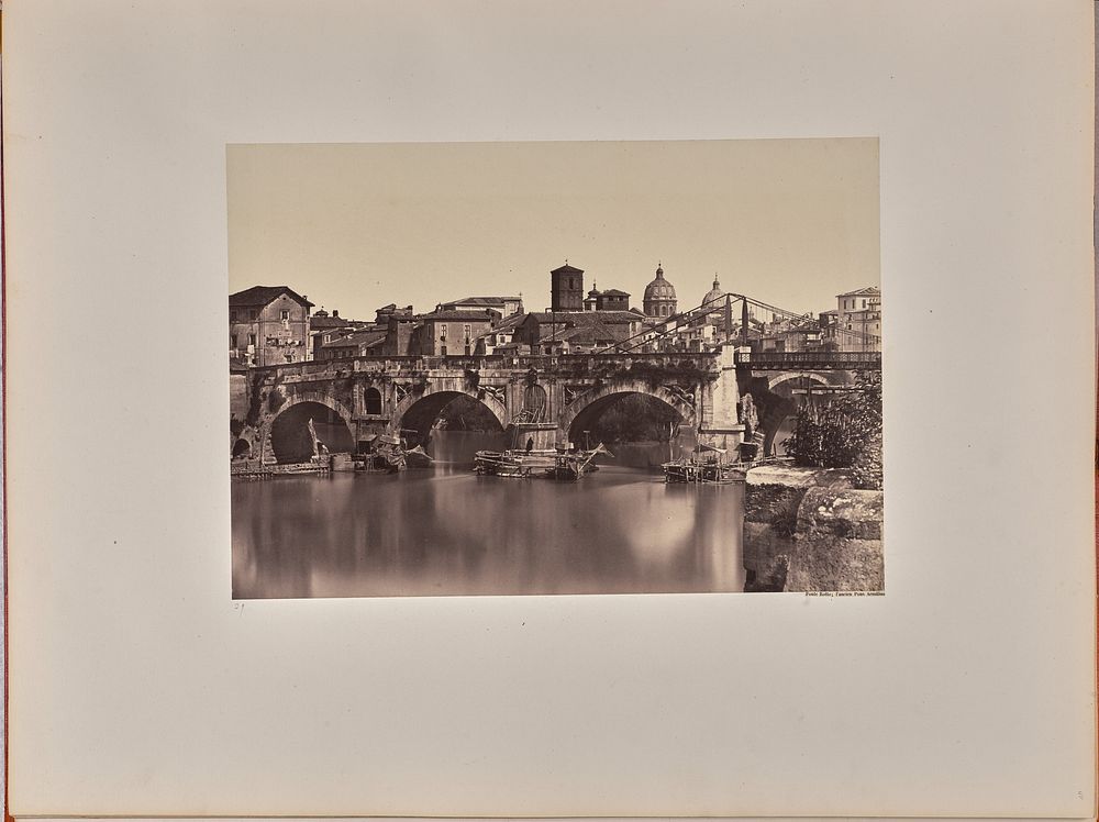 Ponte Rotto; l'ancien Pons Aemilius by James Anderson