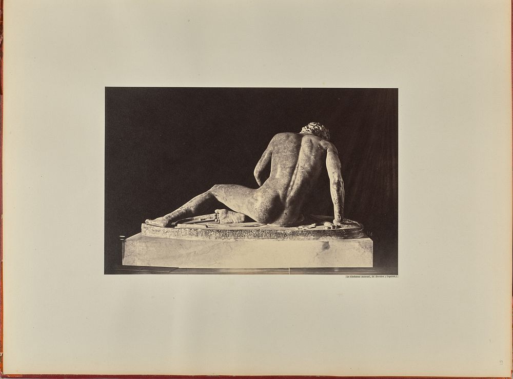 Le Gladiateur mourant, de derrière (Capitole) by James Anderson