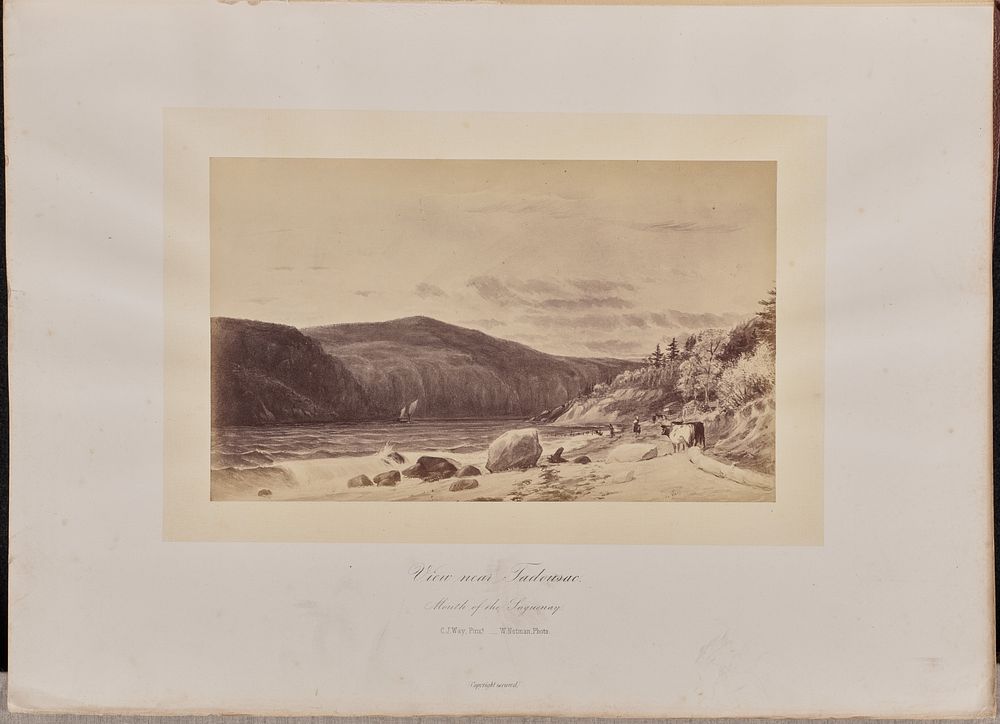 View near Tadousac by William Notman