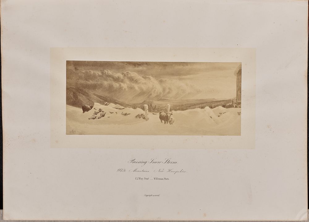 Passing Snow Storm by William Notman