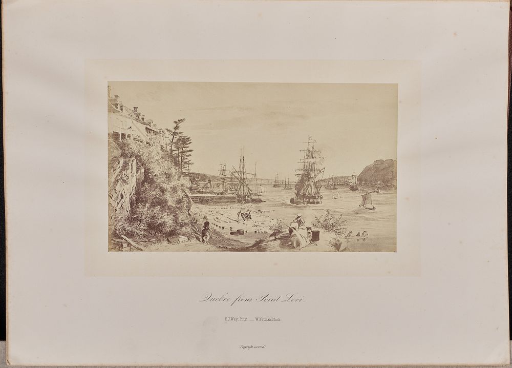 Quebec From Point Levi by William Notman