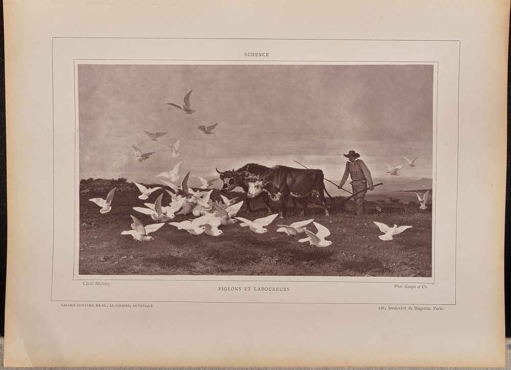 Pigeons et Laboureurs by Charles Michelez