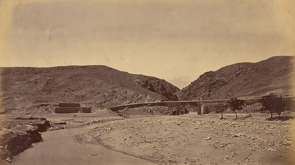 Surakh-aub, Bridge showing Gorge by John Burke
