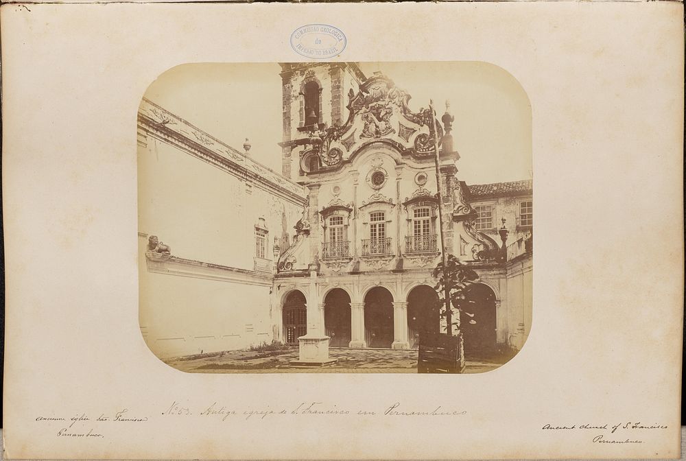 Antiga igreja de São Francisco em Pernambuco by Marc Ferrez