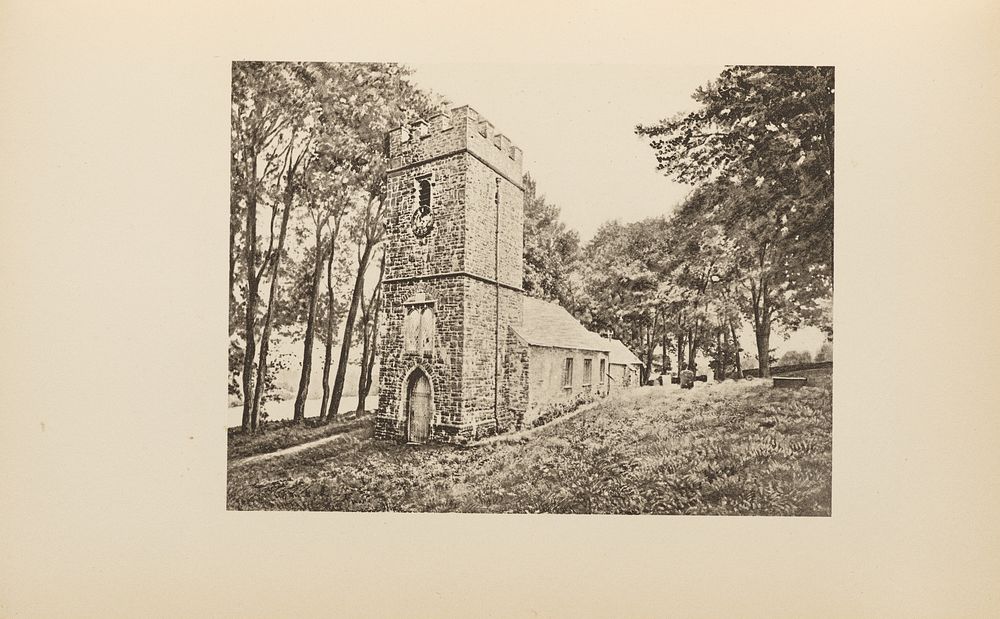 Oare Church by Francis Frith and A W Elson and Co
