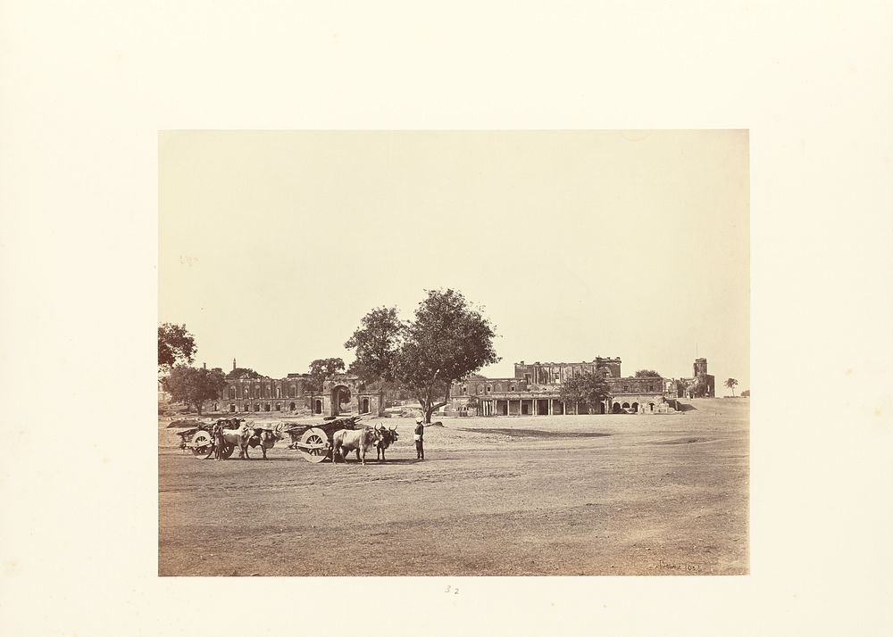 Lucknow; Bailey [sic] Guard, Residency etc., General View by Samuel Bourne