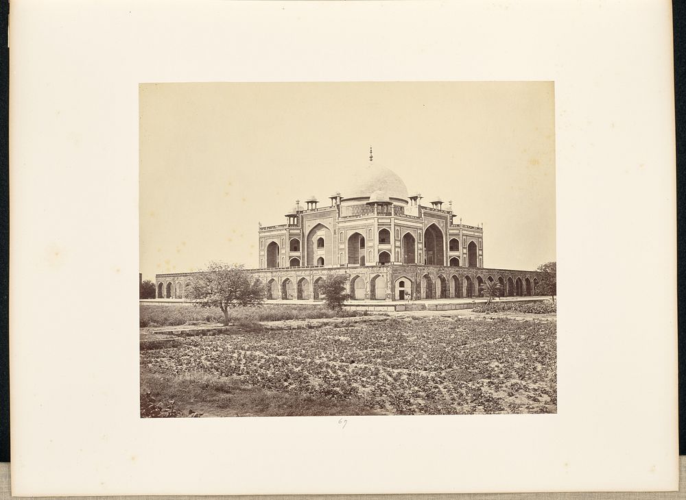 Delhi; The Mausoleum of the Emperor Humaioon by Samuel Bourne