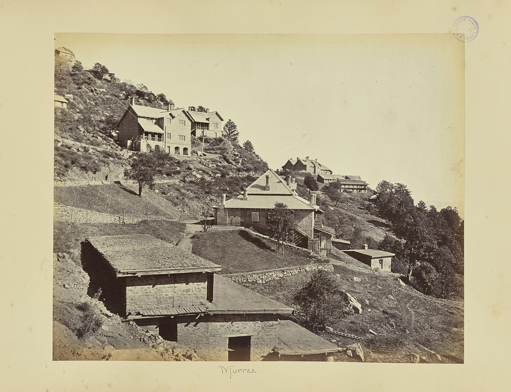 Murree; Houses on the Kashmir Road by Samuel Bourne