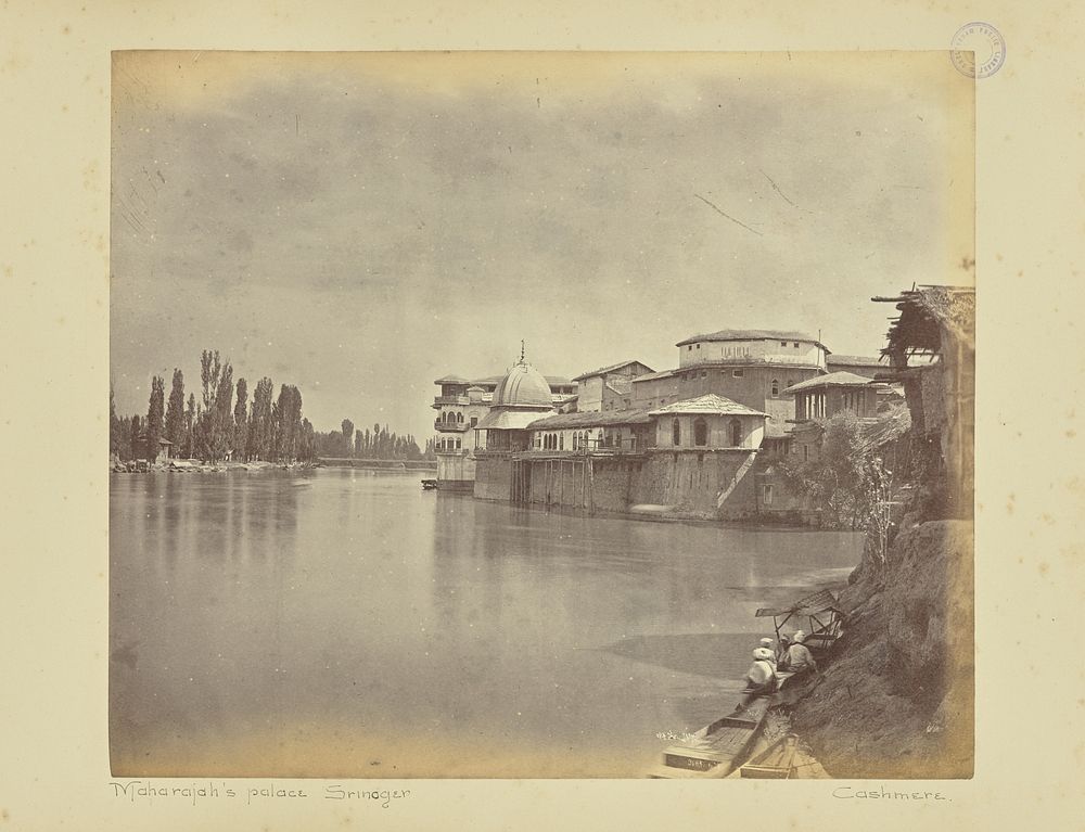Maharajah's palace. [sic] Srinager. Cashmere by John Burke and William H Baker