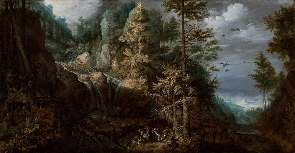 Landscape with the Temptation of Saint Anthony by Roelandt Savery