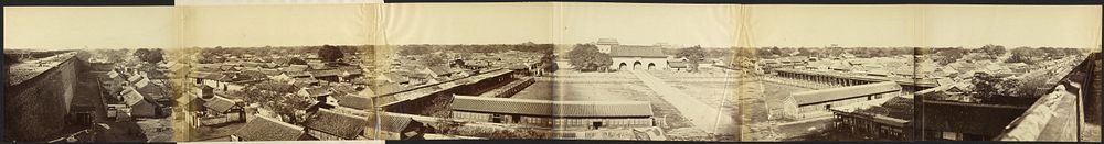 Panorama of Peking Taken from the South Gate, Leading into the Chinese City by Felice Beato