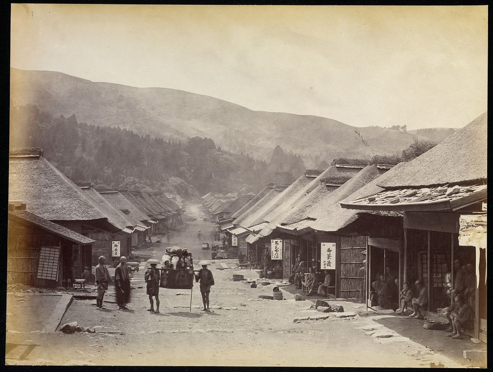 View of Hakoni Village by Felice Beato