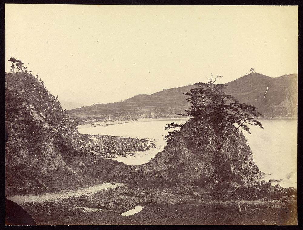View on the Inland Sea, island of Himosima by Felice Beato