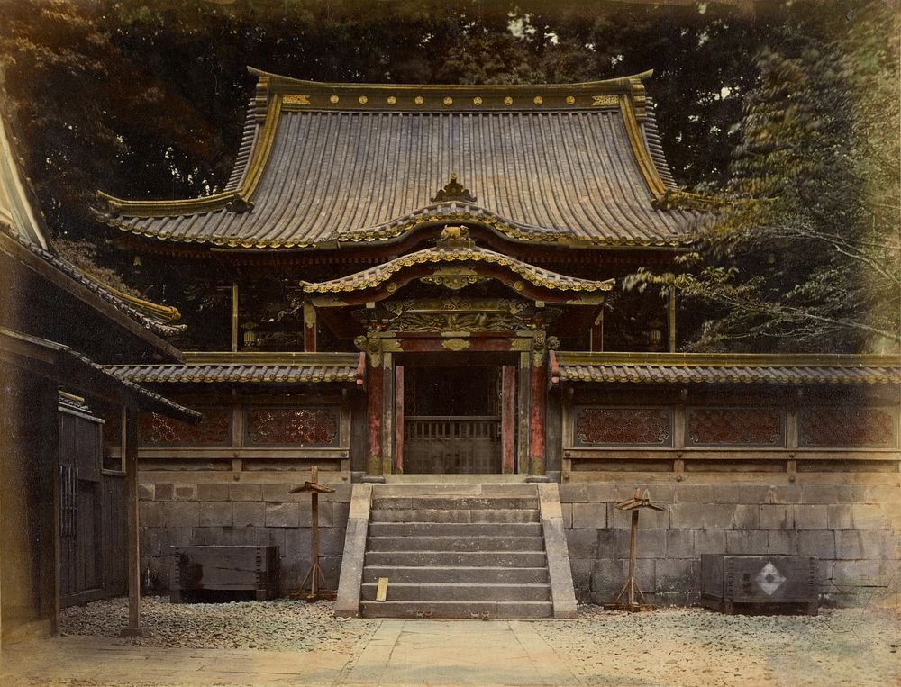 Gateway Kurohozon, Shiba by Felice Beato