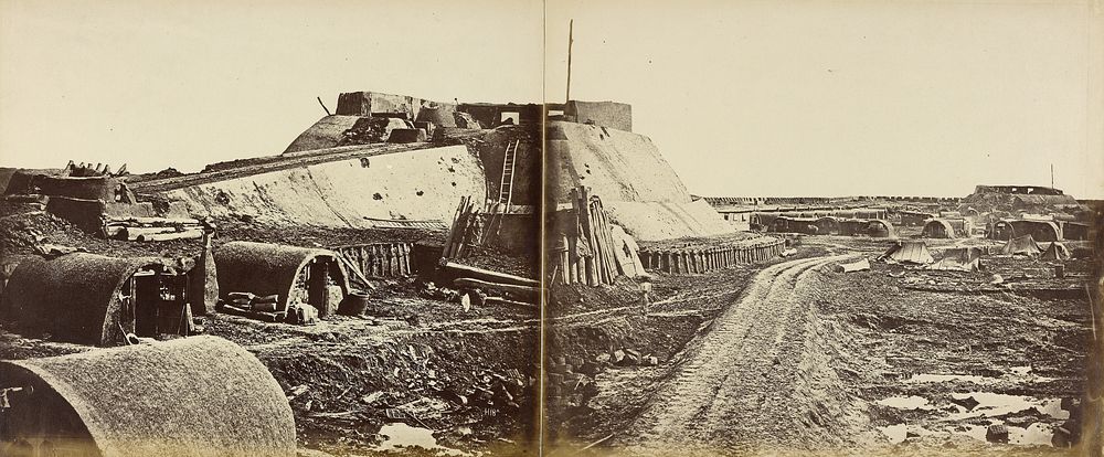 Interior of the Second North Fort, After its Surrender by Felice Beato and Henry Hering