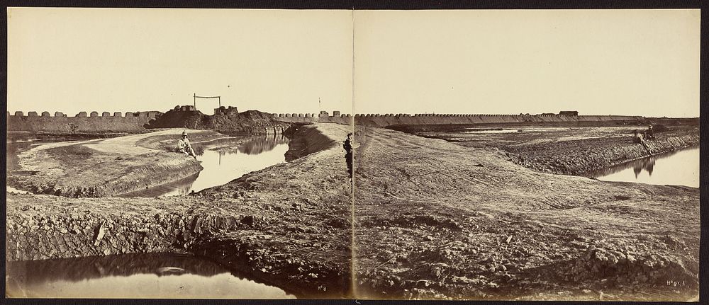 Tangkoo Fort after its Capture, Showing the French and English Entrance, August 10th, 1860 by Felice Beato and Henry Hering