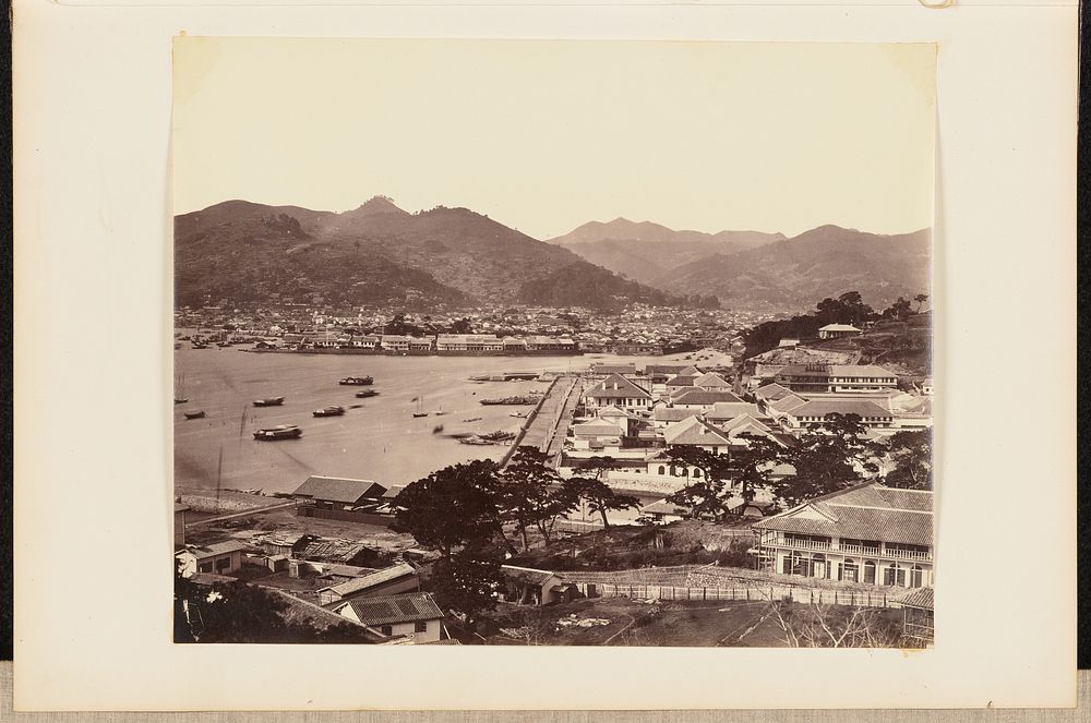 Partial Panoramic View of Nagasaki by Felice Beato