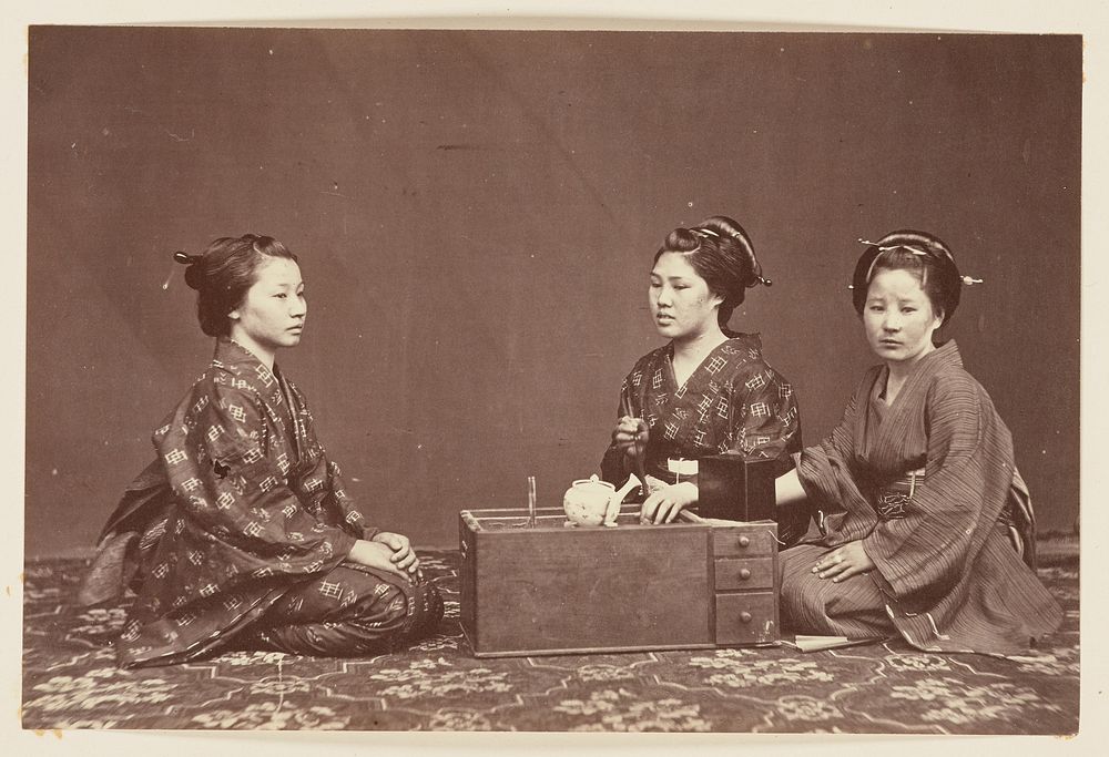 Japanese tea scene by Charles Parker