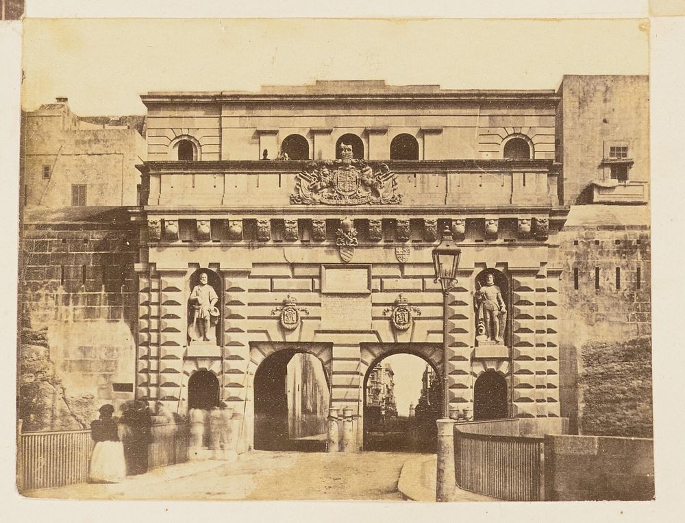Porta Reale, Valletta by Giorgio Sommer
