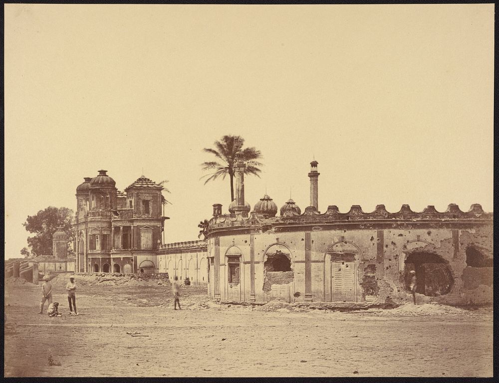 The Secundra Bagh, Showing the Breach and Gateway, Lucknow by Felice Beato
