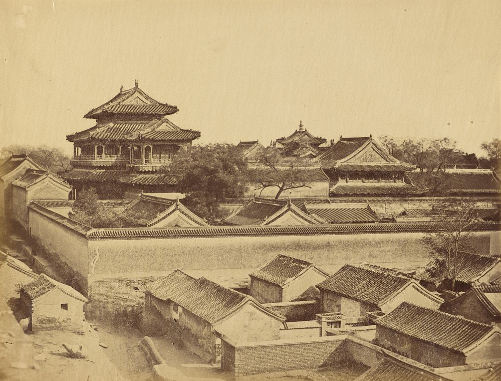 First View seen in Pekin Taken from Antin Gate, October 1860 by Felice Beato