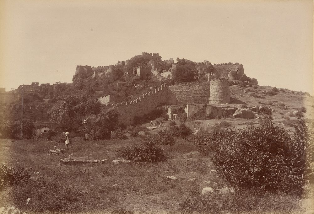 Golconda Fort by Lala Deen Dayal