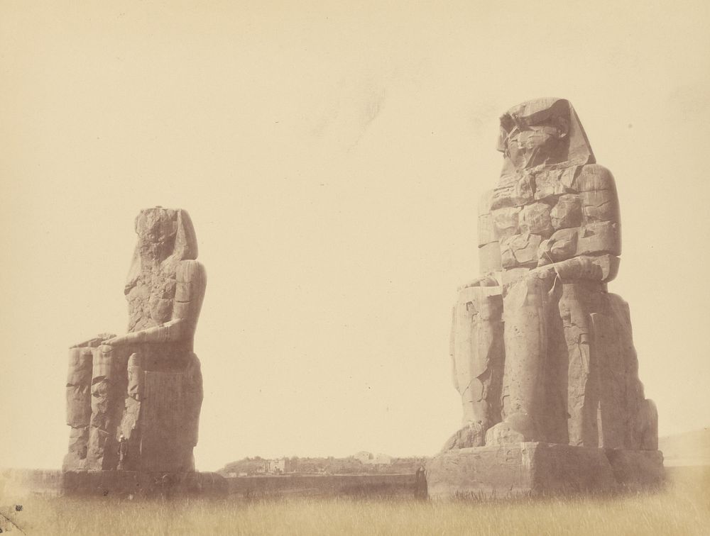 Colossus of Memnon by Théodule Devéria